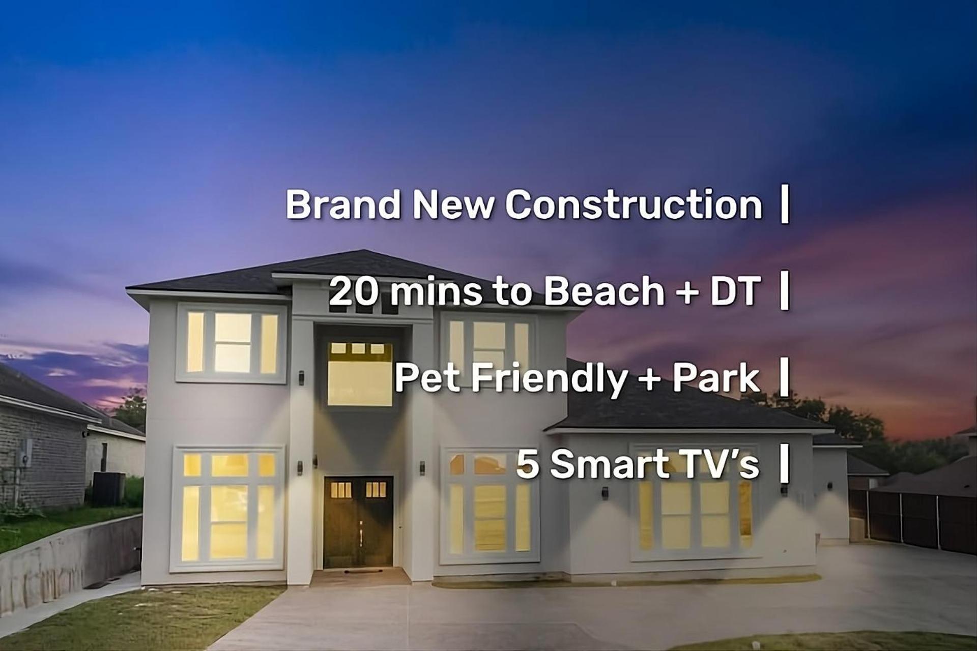 Newly Built Stylish Retreat With Designer Kitchen - Near Park & Beach Corpus Christi Dış mekan fotoğraf